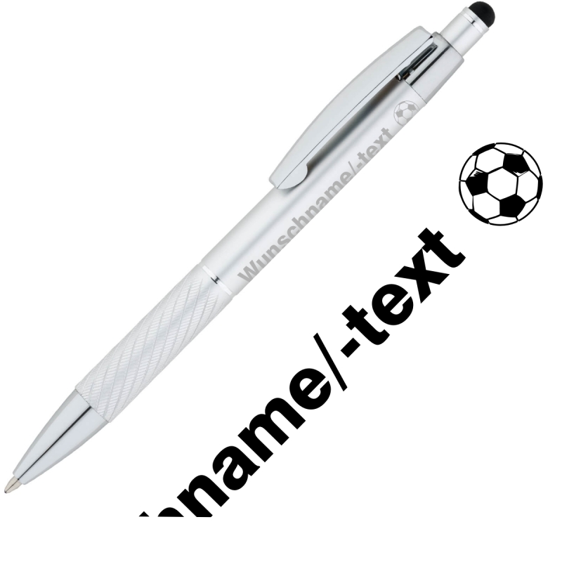 Kugelschreiber Fußball mit Wunschtext
